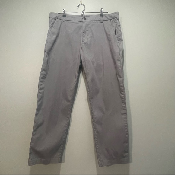 lululemon athletica Other - Lululemon Men’s Commission Classic Stretch Pants Gray welt pockets Size 34 x 26